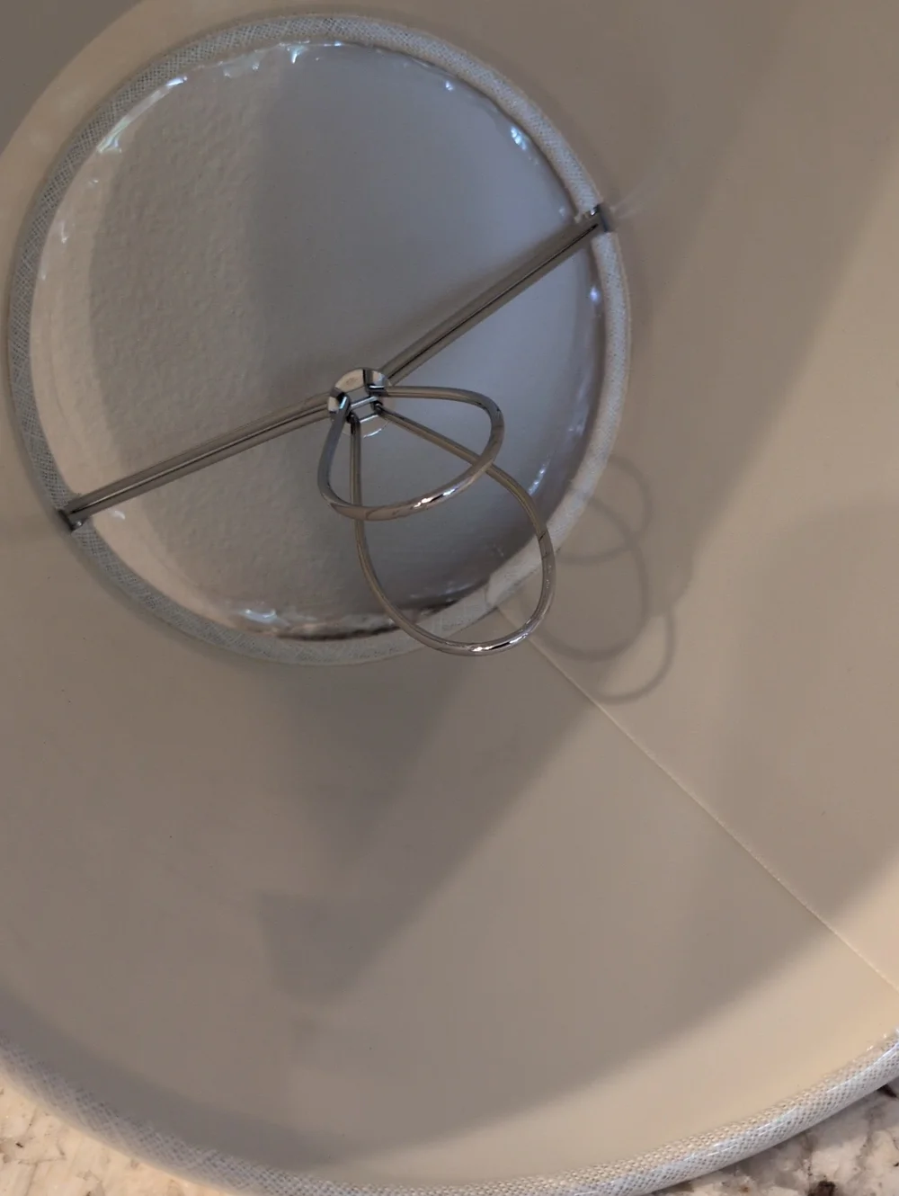 RH Cream Linen Lampshade